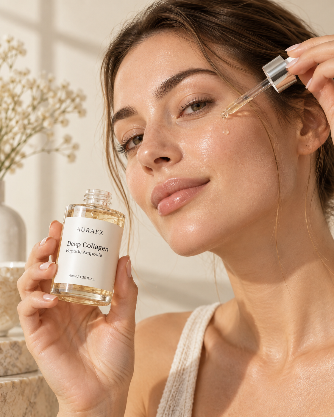 Auraex Collagen Thread Peptide Ampoule – Firming & Deep Hydration