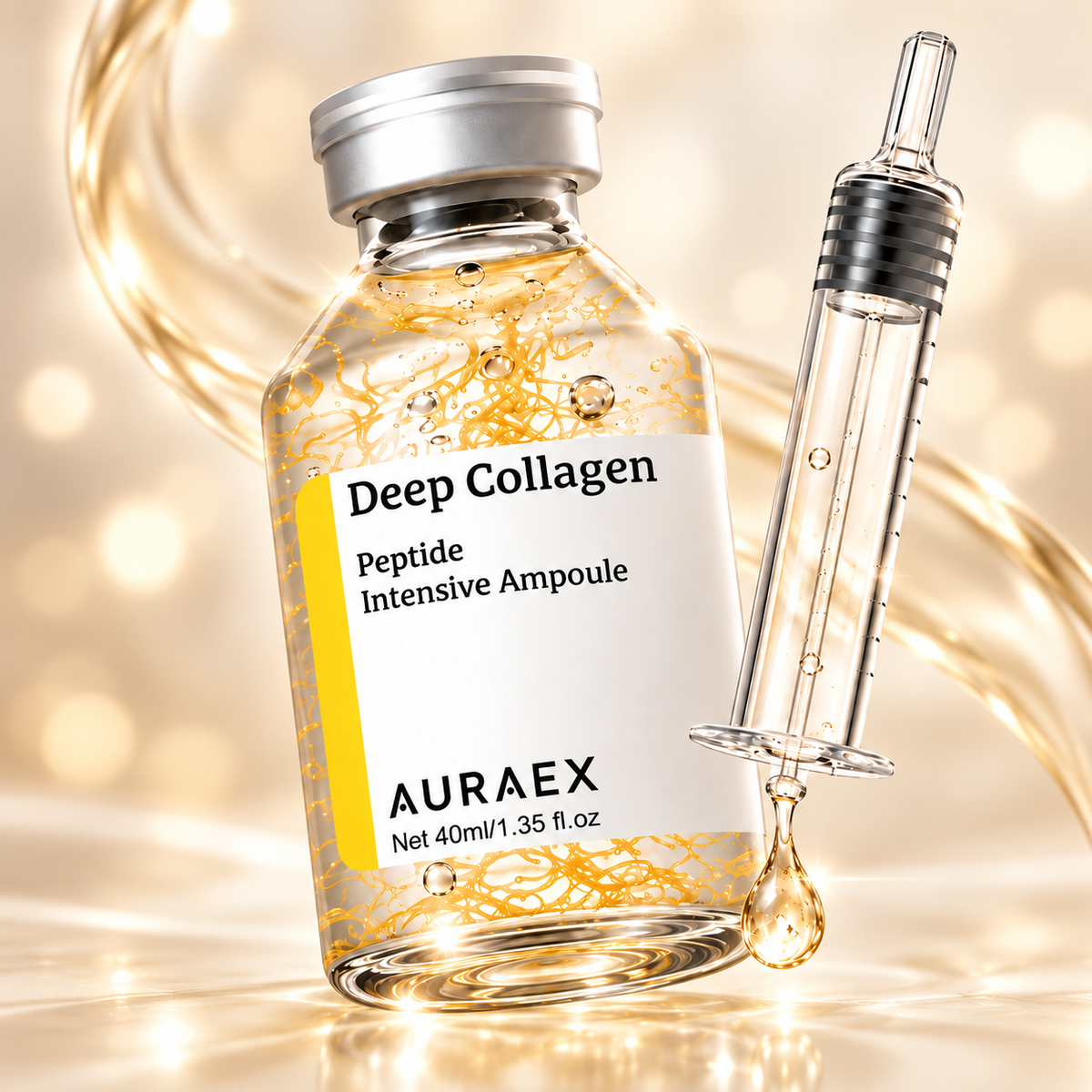 Auraex Collagen Thread Peptide Ampoule – Firming & Deep Hydration