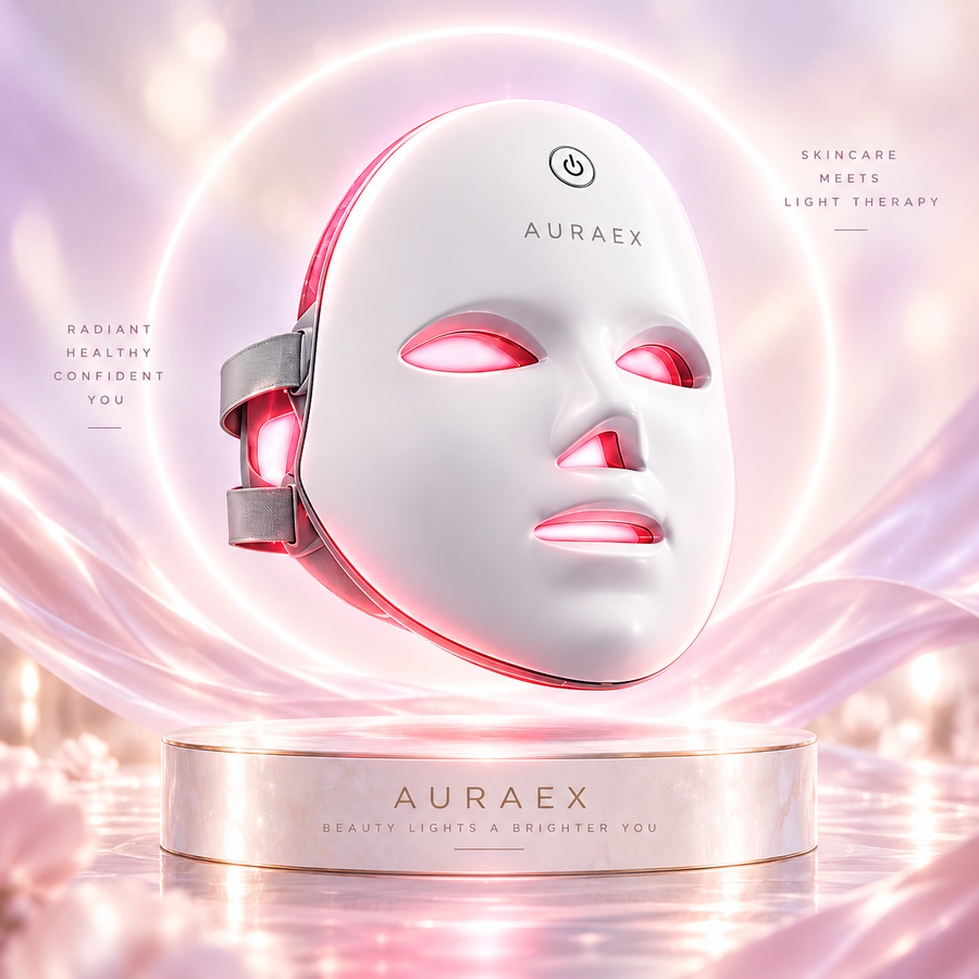 Auraex LED Face Mask – 7-Color Light Therapy for Glowing Skin