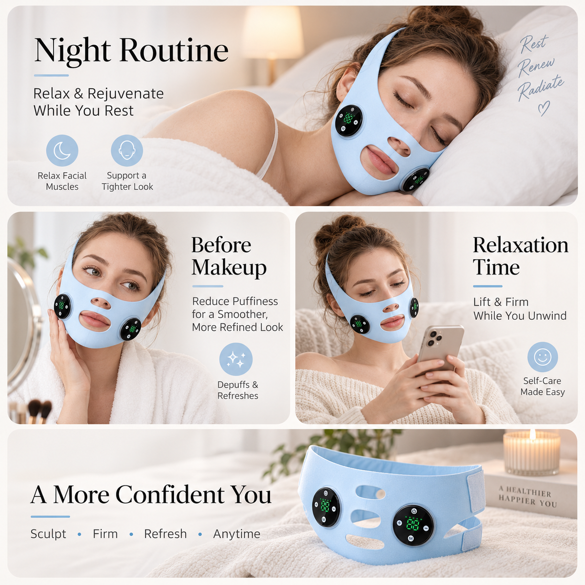 Daily V-Shape lifting wrap routine step by step