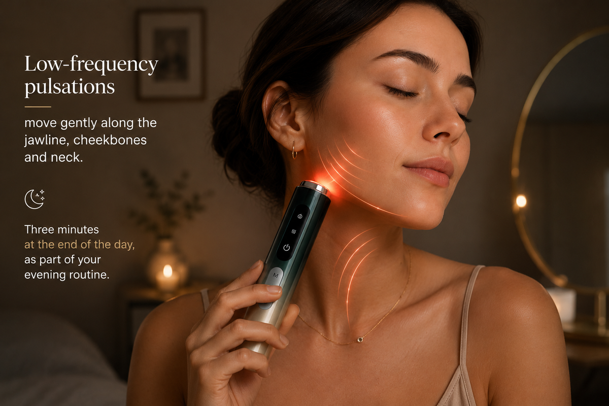 Auraex 5-in-1 LED Light Therapy & Microcurrent Facial Wand