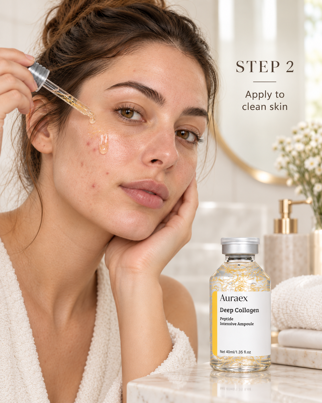 Auraex Collagen Thread Peptide Ampoule – Firming & Deep Hydration