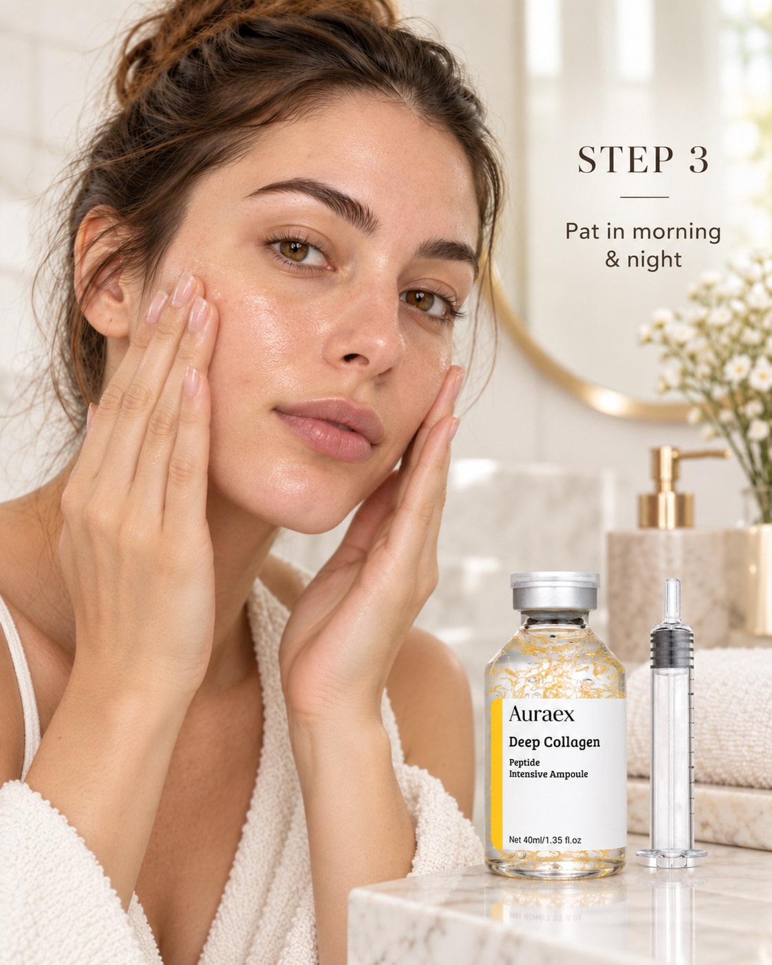 Auraex Collagen Thread Peptide Ampoule – Firming & Deep Hydration