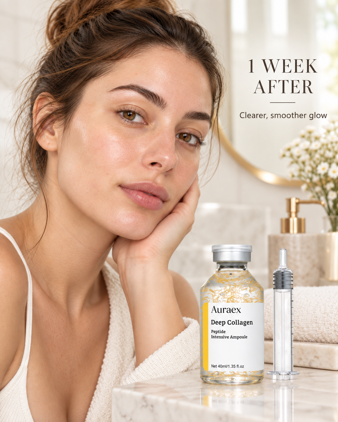Auraex Collagen Thread Peptide Ampoule – Firming & Deep Hydration