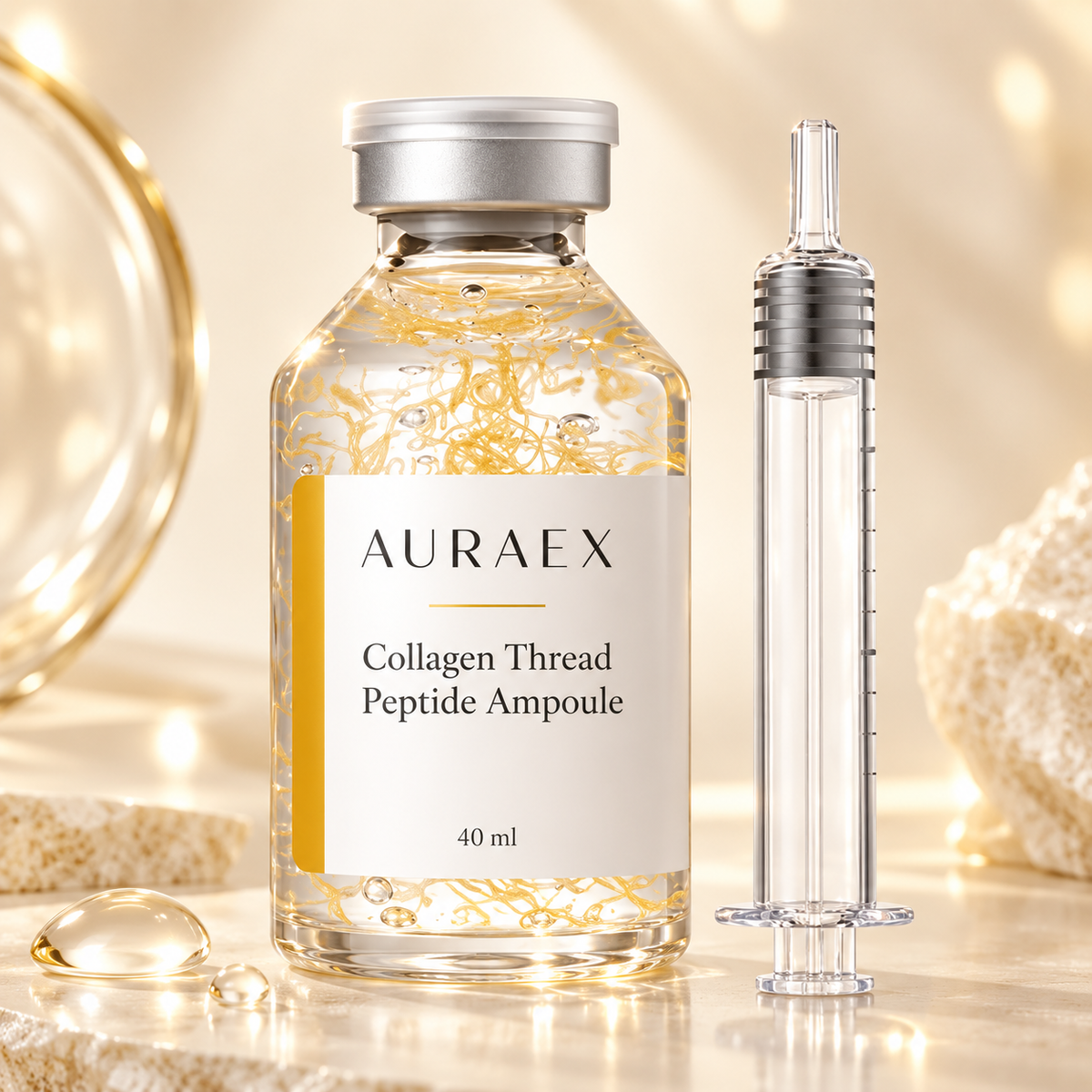 Auraex Collagen Thread Peptide Ampoule – Firming & Deep Hydration